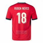 Camiseta De Futbol Portugal Jugador Ruben Neves Primera 2024