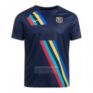 Camiseta De Futbol Pre Partido del Barcelona 2022 Azul