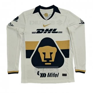 Camiseta De Futbol Pumas UNAM Primera Manga Larga 2025-2026