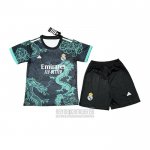 Camiseta De Futbol Real Madrid Dragon Nino 2025-2026 Negro