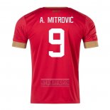 Camiseta De Futbol Serbia Jugador A.Mitrovic Primera 2022