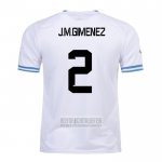 Camiseta De Futbol Uruguay Jugador J.M.Gimenez Segunda 2022