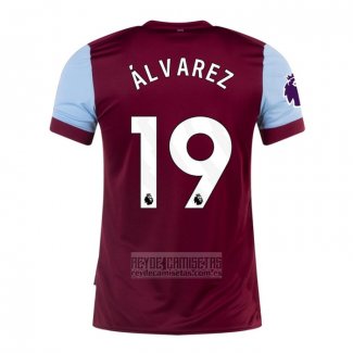 Camiseta De Futbol West Ham Jugador Alvarez Primera 2023-2024
