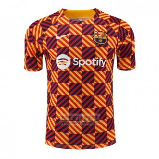 Camiseta De Futbol de Entrenamiento Barcelona 2023-2024 Amarillo