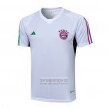 Camiseta de Futbol de Entrenamiento Bayern Munich 2023-2024 Blanco