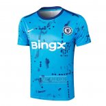 Camiseta De Futbol de Entrenamiento Chelsea 2024-2025 Azul