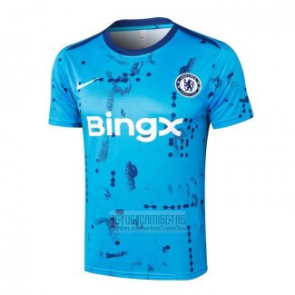 Camiseta De Futbol de Entrenamiento Chelsea 2024-2025 Azul