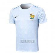 Camiseta De Futbol de Entrenamiento Francia 2024-2025 Azul Claro