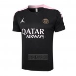Camiseta De Futbol de Entrenamiento Paris Saint-Germain Jordan 2024-2025 Negro