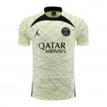 Camiseta De Futbol de Entrenamiento Paris Saint-Germain Jordan 2023-2024 Amarillo