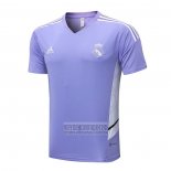 Camiseta De Futbol de Entrenamiento Real Madrid 2022-2023 Purpura