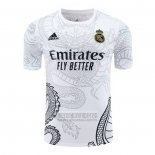 Camiseta De Futbol de Entrenamiento Real Madrid Dragon 2024-2025 Blanco