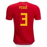 Camiseta de Futbol Espana Jugador Pique Primera 2018