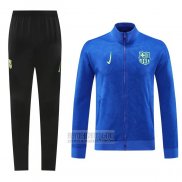 Chandal de Chaqueta del Barcelona 2024-2025 Azul