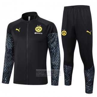 Chandal de Chaqueta del Borussia Dortmund 2023-2024 Negro