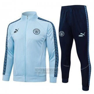 Chandal de Chaqueta del Manchester City 2025-2026 Azul