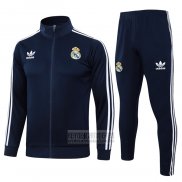 Chandal de Chaqueta del Real Madrid 2024-2025 Azul