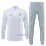 Chandal de Sudadera del Argelia 2023-2024 Blanco