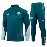 Chandal de Sudadera del Cruzeiro Nino 2024-2025 Verde