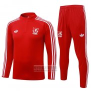 Chandal de Sudadera del Liverpool Nino 2026-2027 Rojo