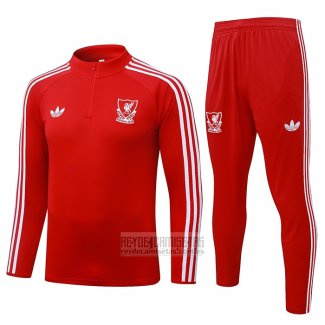 Chandal de Sudadera del Liverpool Nino 2026-2027 Rojo