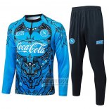 Chandal de Sudadera del Napoli Nino 2025-2026 Azul