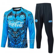 Chandal de Sudadera del Napoli Nino 2025-2026 Azul