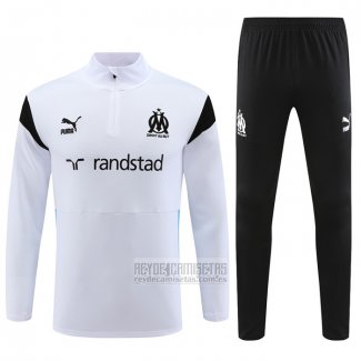 Chandal de Sudadera del Olympique Marsella 2023-2024 Blanco