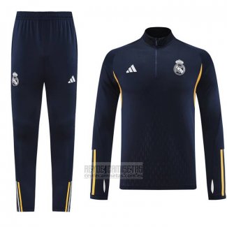 Chandal de Sudadera del Real Madrid 2023-2024 Azul