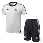 Chandal del Alemania Manga Corta 2026-2027 Crema - Pantalon Corto
