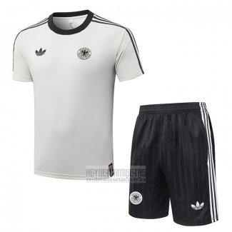Chandal del Alemania Manga Corta 2026-2027 Crema - Pantalon Corto