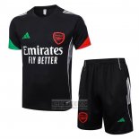 Chandal del Arsenal Manga Corta 2025-2026 Negro - Pantalon Corto