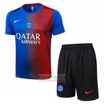 Chandal del Paris Saint-Germain Manga Corta 2025-2026 Azul Rojo - Pantalon Corto