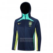 Chaqueta con Capucha del Brasil 2022-2023 Azul