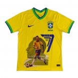 Tailandia Camiseta De Futbol Brasil Pele Special 2022 Amarillo