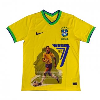 Tailandia Camiseta De Futbol Brasil Pele Special 2022 Amarillo