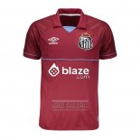 Tailandia Camiseta De Futbol Santos Portero 2023 Rojo