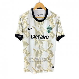 Tailandia Camiseta De Futbol Sporting Special 2025-2026 Blanco Amarillo