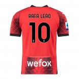 Camiseta De Futbol AC Milan Jugador Rafa Leao Primera 2023-2024