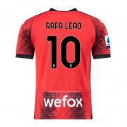 Camiseta De Futbol AC Milan Jugador Rafa Leao Primera 2023-2024