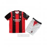 Camiseta De Futbol AC Milan Primera Nino 2026-2027