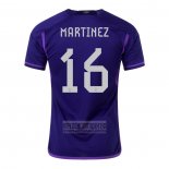 Camiseta De Futbol Argentina Jugador Martinez Segunda 2022