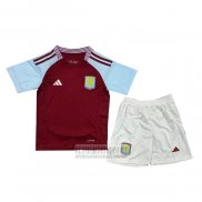 Camiseta De Futbol Aston Villa Primera Nino 2024-2025