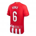 Camiseta De Futbol Atletico Madrid Jugador Koke Primera 2023-2024