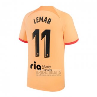 Camiseta De Futbol Atletico Madrid Jugador Lemar Tercera 2022-2023