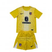 Camiseta De Futbol Atletico Madrid Portero Nino 2025-2026 Amarillo
