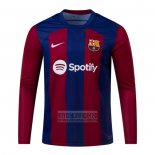 Camiseta De Futbol Barcelona Primera Manga Larga 2023-2024