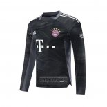 Camiseta De Futbol Bayern Munich Portero Manga Larga 2021-2022 Negro