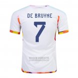 Camiseta De Futbol Belgica Jugador De Bruyne Segunda 2022