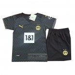 Camiseta De Futbol Borussia Dortmund Segunda Nino 2021-2022